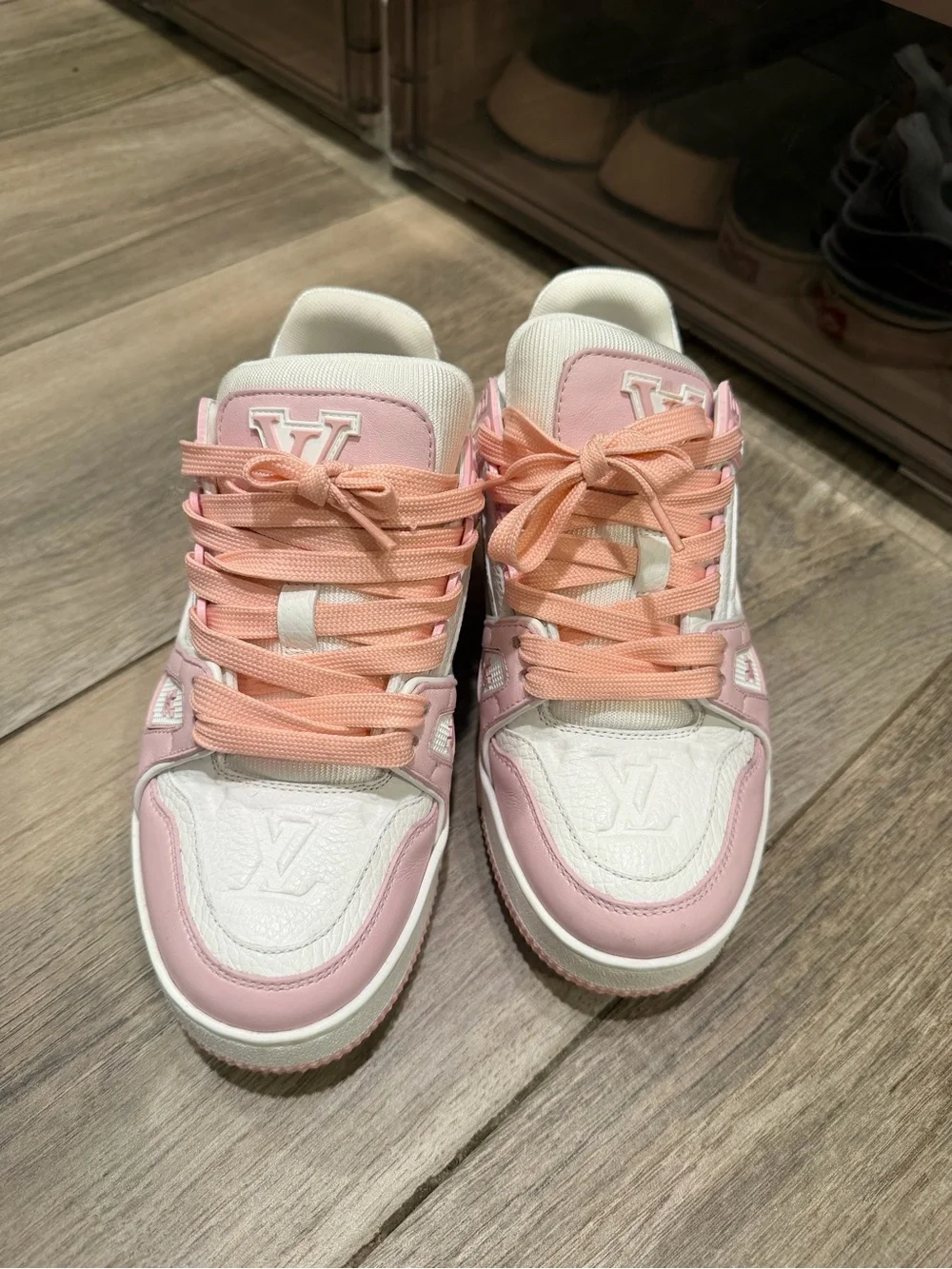 Louis Vuitton Pink Trainer Sneakers